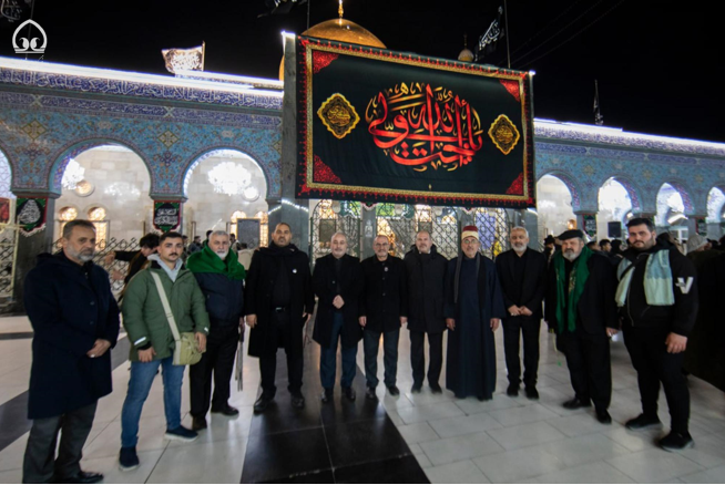 سیاه پوش شدن حرم حضرت زینب(ع) در سوریه به مناسبت ارتحال عقیله هاشمی+ عکس