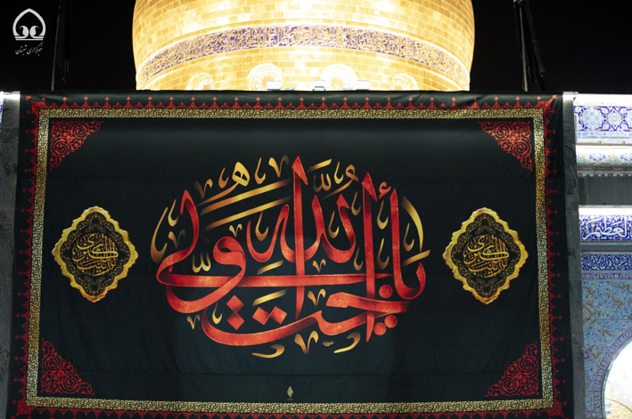 سیاه پوش شدن حرم حضرت زینب(ع) در سوریه به مناسبت ارتحال عقیله هاشمی+ عکس