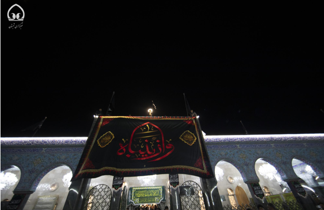 سیاه پوش شدن حرم حضرت زینب(ع) در سوریه به مناسبت ارتحال عقیله هاشمی+ عکس