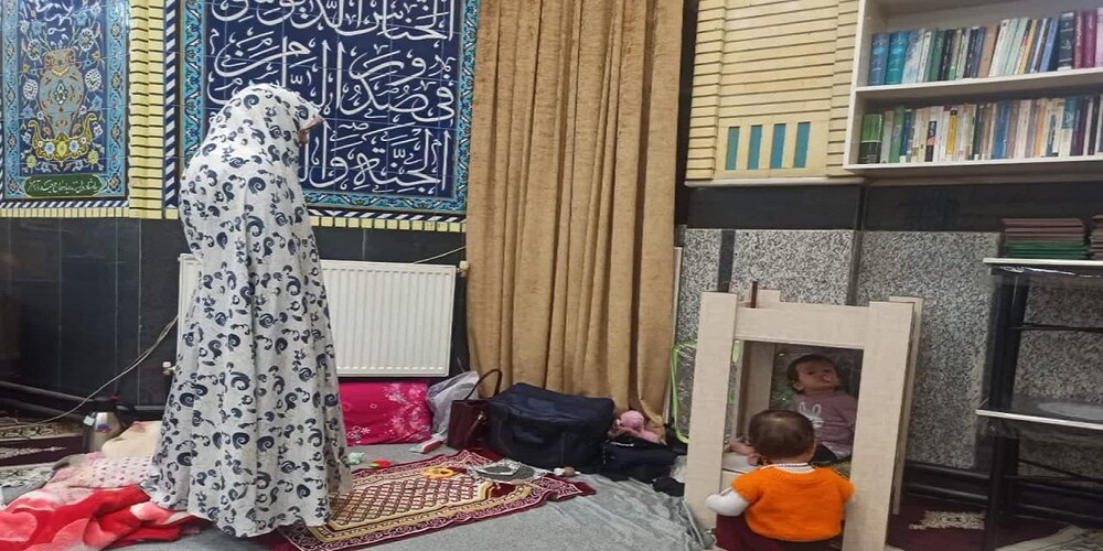 اعتکاف به سبک مادر و فرزندی در ارومیه