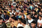 عکس| بزرگترین مراسم اعتکاف جوانان کشور در مسجد شهدای شیراز