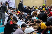 اعتکاف دانش آموزی در مصلی امام خمینی(ره) ارومیه