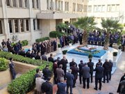 چهلمین روز تدفین شهید گمنام با حضور وزیر فرهنگ برگزار شد