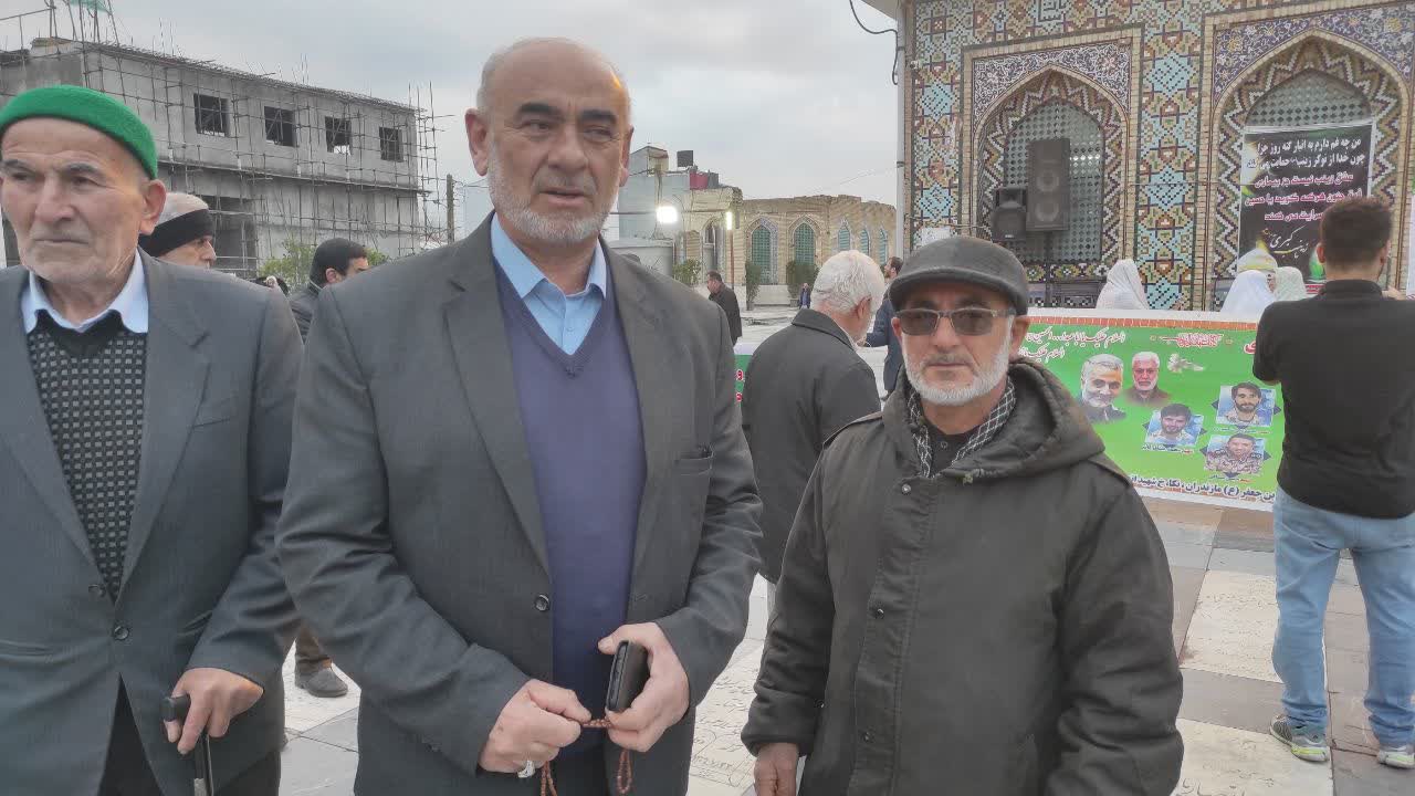 حضور کاروان زیارتی عاشورایی هیات چهارده معصوم شهرستان نکا در آستانه اشرفیه