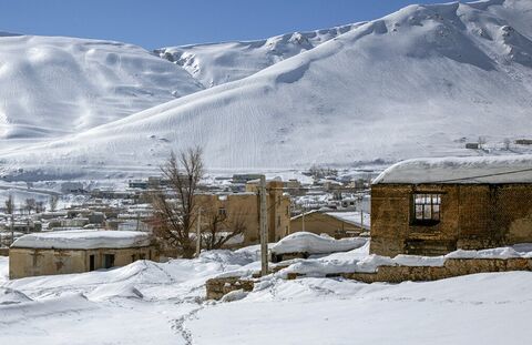 ارتفاع برف در کوهرنگ به ۶۰ سانتی‌متر رسید