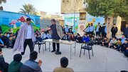 اجرای تئاتر با موضوع نماز در مدارس جیرفت