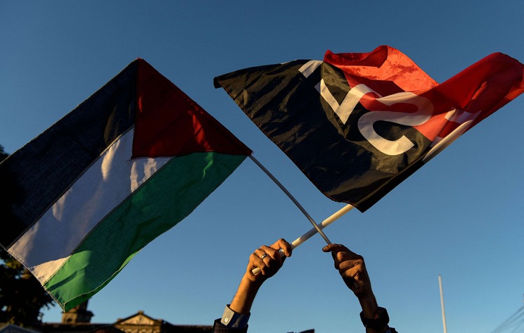 خودنمایی نام «غزه» بر خیابان اصلی پایتخت نیکاراگوئه