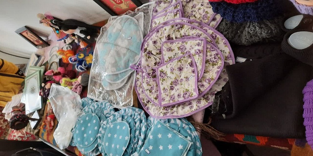 نمایشگاه صنایع دستی بچههای مسجد کانون فرهنگی و هنری سحاب نقده افتتاح شد