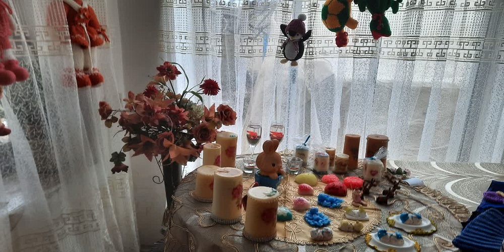 نمایشگاه صنایع دستی بچههای مسجد کانون فرهنگی و هنری سحاب نقده افتتاح شد