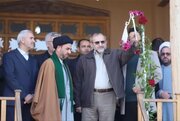 زنگ انقلاب در زادگاه امام خمینی (ره) در خمین به صدا در آمد