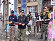 استقبال گرم بچه‌های مسجد آذربایجان غربی از دهه فجر