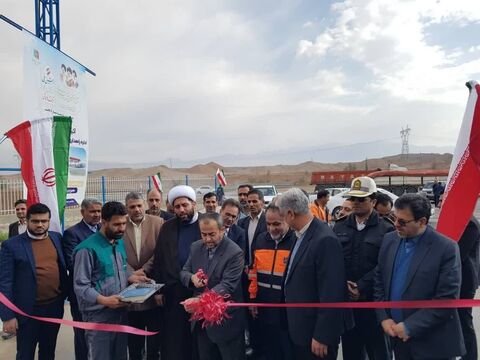 افتتاح مجتمع خدماتی بین راهی در محور طبس_ دیهوک