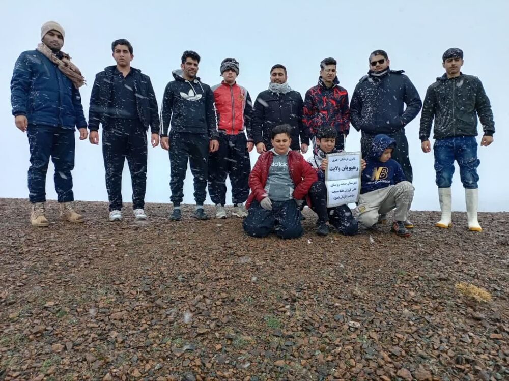 تجدید بیعت جوانان کانون مسجد رهپویان ولایت با شهدا