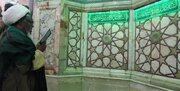حضور شیخ زکزاکی در مسجد مقدس جمکران