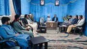 نشست هم اندیشی سرپرست ستاد هماهنگی کانون های مساجد جنوب کرمان با مدیران کانون های جازموریان