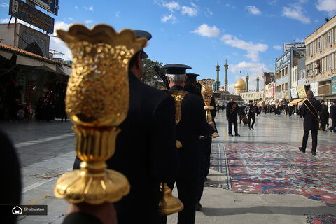 گل‌آرایی حرم مطهر حضرت معصومه سلام‌الله‌علیها به مناسبت اعیاد شعبانیه