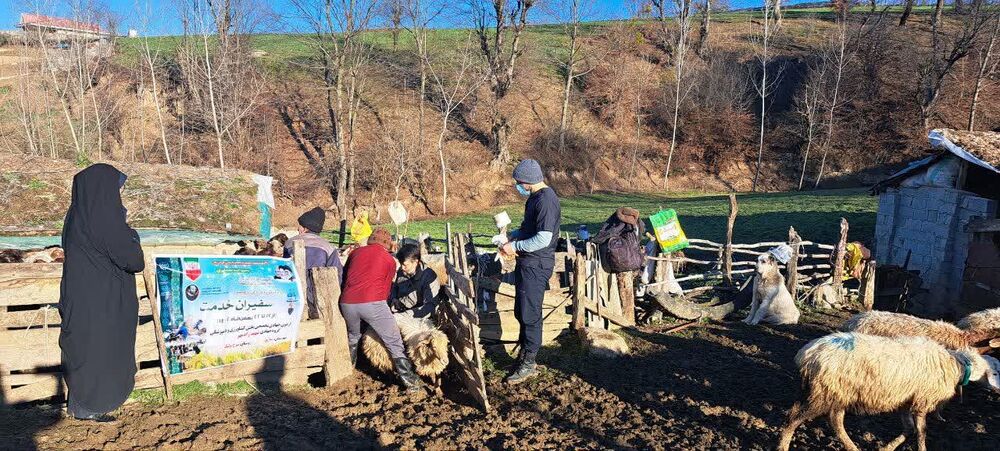 اجرای رزمایش جهادی ترویجی «سفیران خدمت» در روستای سرخ ولیک ساری