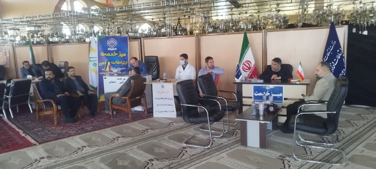 برپایی میز خدمت ادارات و نهادهای کهگیلویه و بویراحمد در نماز جمعه یاسوج