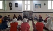 بچه‌های مسجد روستای قزکه در کلاس آموزش نماز و قرآن شرکت کردند