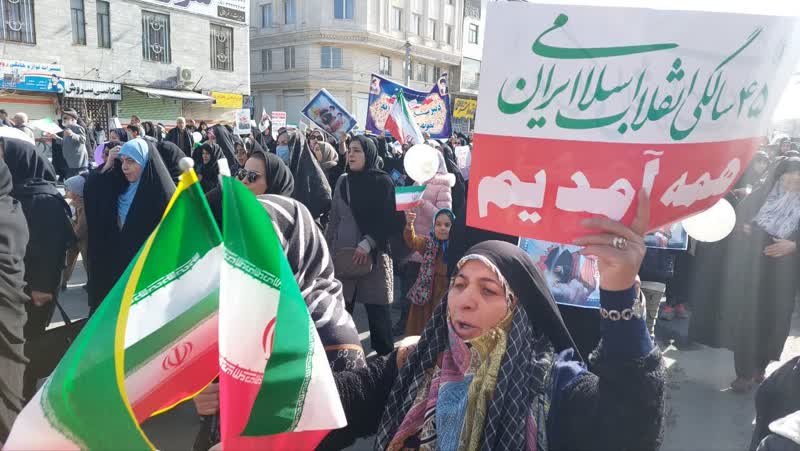 شکوهِ حضور و تجلی همبستگی در جشن ۴۵سالگی انقلاب در ملایر