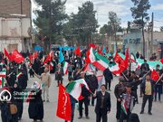 حال و هوای نقطه آغاز راهپیمایی یوم‌الله ۲۲ بهمن در کرمان