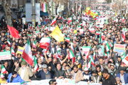 حماسه حضور مردم ورامین در راهپیمایی ۲۲بهمن