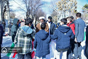حضور اقشار مختلف مردم در راهپیمایی ۲۲ بهمن در شهرکرد
