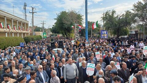 حماسه مردم اندیمشک در جشن ۴۵ سالگی انقلاب اسلامی