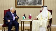 دیدار محمود عباس با امیر قطر درباره توقف جنگ غزه