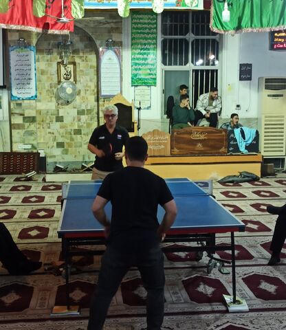 برگزاری مسابقات ورزشی در مسجد امام حسین (ع) رشت