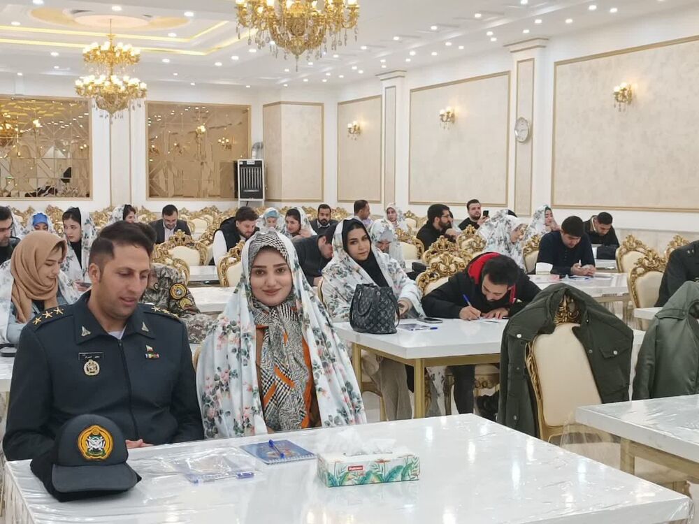 برگزاری جشنواره زوجهای جوان پدافند هوایی ارتش در مشهد