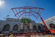 گزارش تصویری از مراحل پیشرفت ساخت صحن حضرت زینب(س) در کربلا