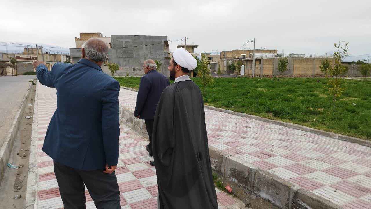 پیگیری احداث مسجد پنج تن آل عبا توسط امام جمعه دهدشت