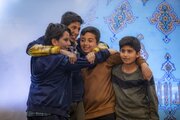 عکس| شور امام زمانی بچه مسجدی‌های جهرم در جشن نیمه شعبان