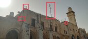 نصب دوربین بر دیوار غربی مسجدالاقصی توسط صهیونیست‌ها