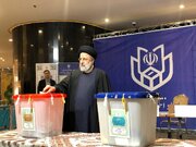 رئیس‌جمهور رأی خود را به صندوق انداخت/ پیروز اصلی انتخابات ملت ایران هستند