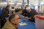 عکس| حضور رئیس کل دادگستری مازندران در انتخابات