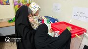 حضور مادران چهارمحال و بختیاری در پای صندوق‌های رأی