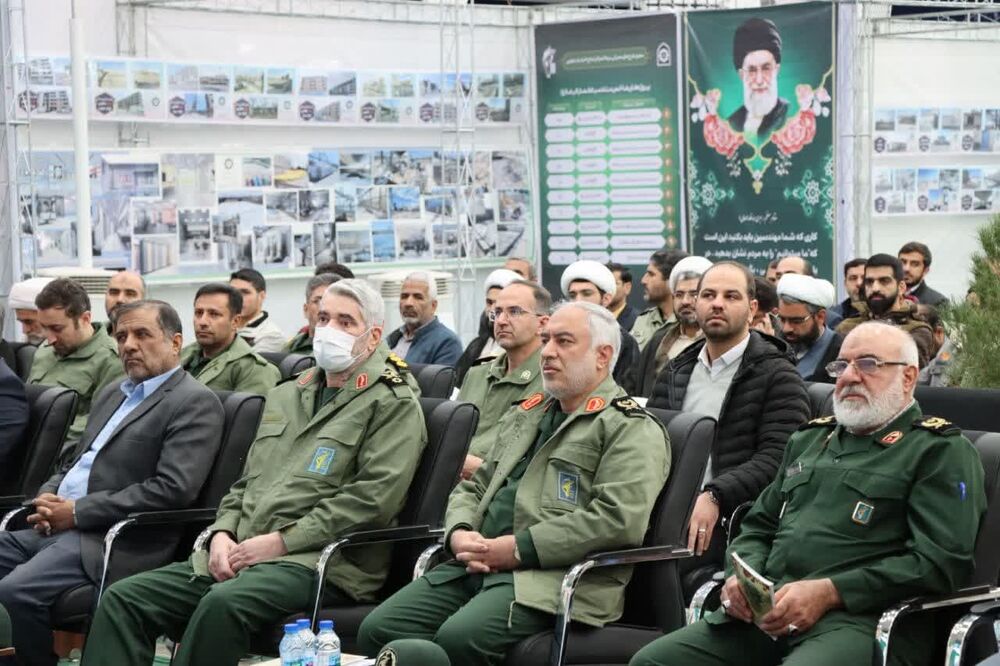 آئین افتتاح پروژه‌های عمرانی سپاه خراسان جنوبی