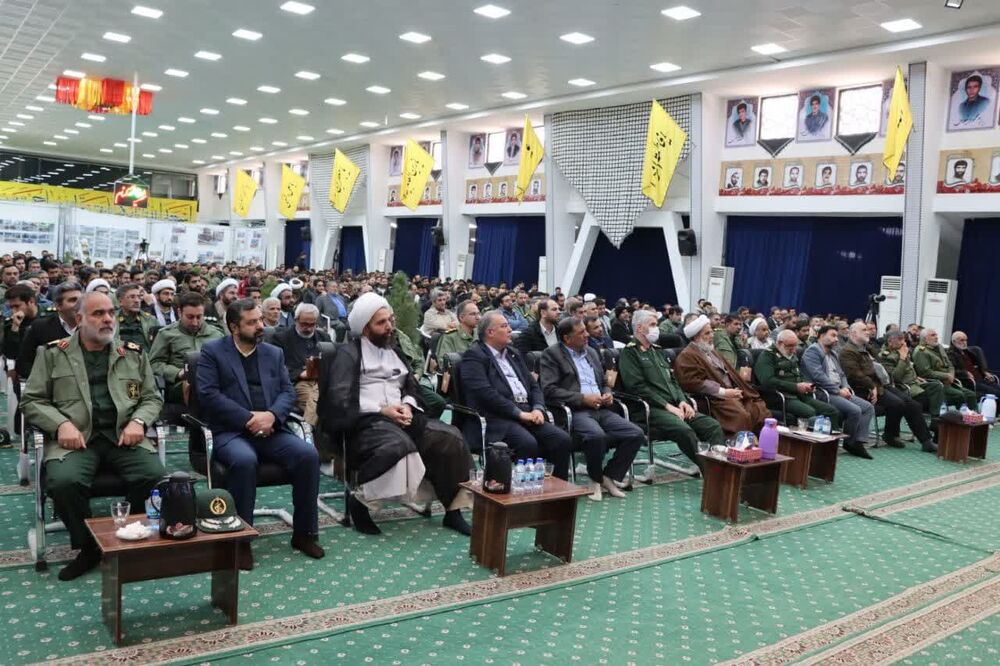 آئین افتتاح پروژه‌های عمرانی سپاه خراسان جنوبی