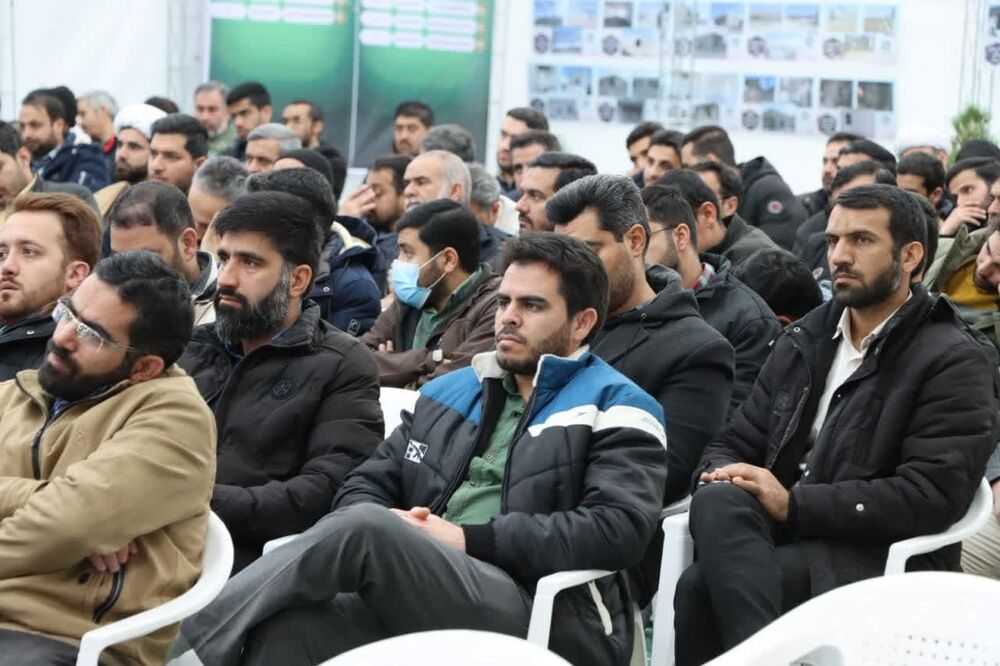 آئین افتتاح پروژه‌های عمرانی سپاه خراسان جنوبی