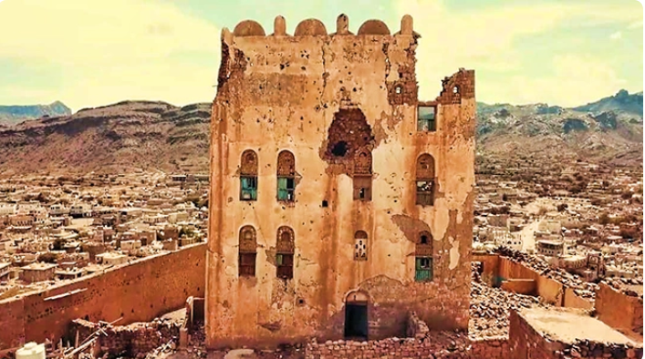 خطر ریزش مسجد تاریخی ۷۰۰ ساله در استان الضالع یمن