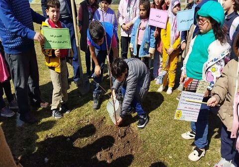 کاشت ۵ هزار اصله درخت به نام شهدای پاکدشت