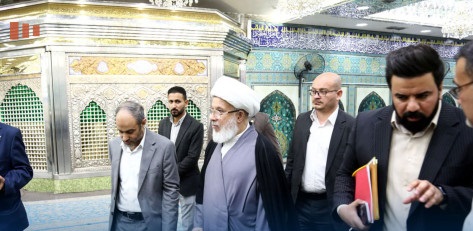 بازدید نماینده آیت الله سیستانی از طرح سرداب باب القبله آستان مقدس حسینی+عکس