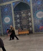 مسجد شهید عاصمی کرمانشاه غبارروبی شد