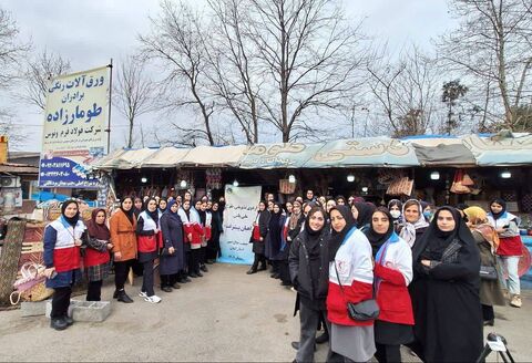 اولین اردوی «راهیان نور و پیشرفت» اعضای جوان هلال احمر گیلان برگزار شد