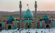 دو شهید گمنام در آستان مقدس مسجد جمکران آرام می‌گیرند