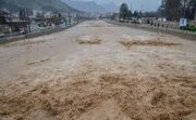 رودخانه کشکان راه ارتباطی ۵روستا را مسدود کرد
