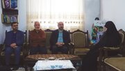 دیدار عیدانه فرماندار نکا با خانواده شهید مشتاقی