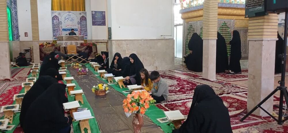 برگزاری مراسم جزءخوانی ویژه بانوان درامامزاده مهدی (ع) هرسین